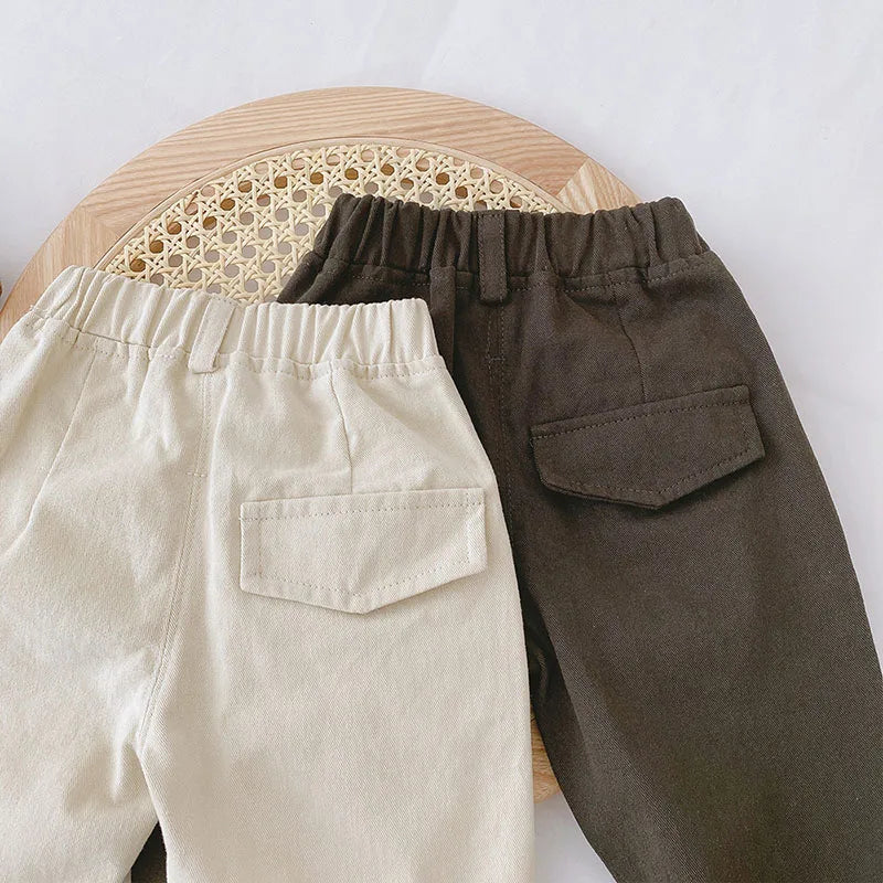 Solid Kids Pants for Boys and Girls