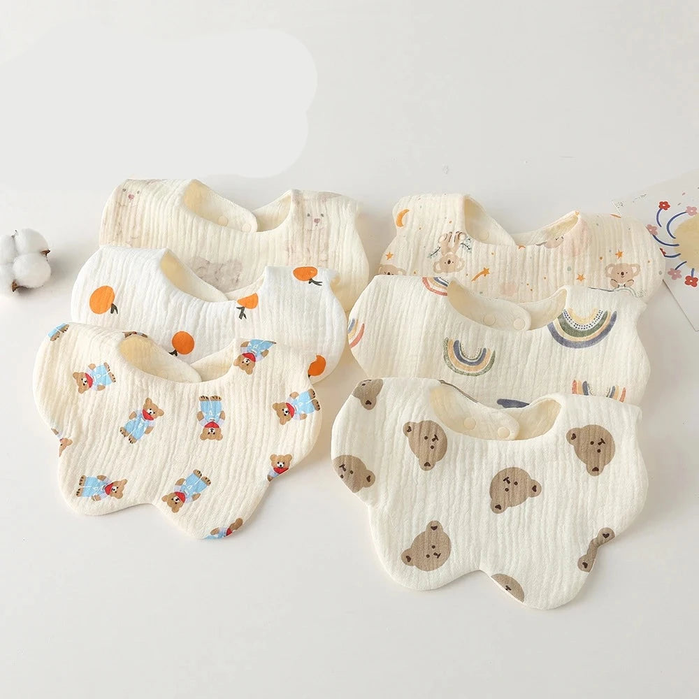 7 Layers Cotton Baby Bibs