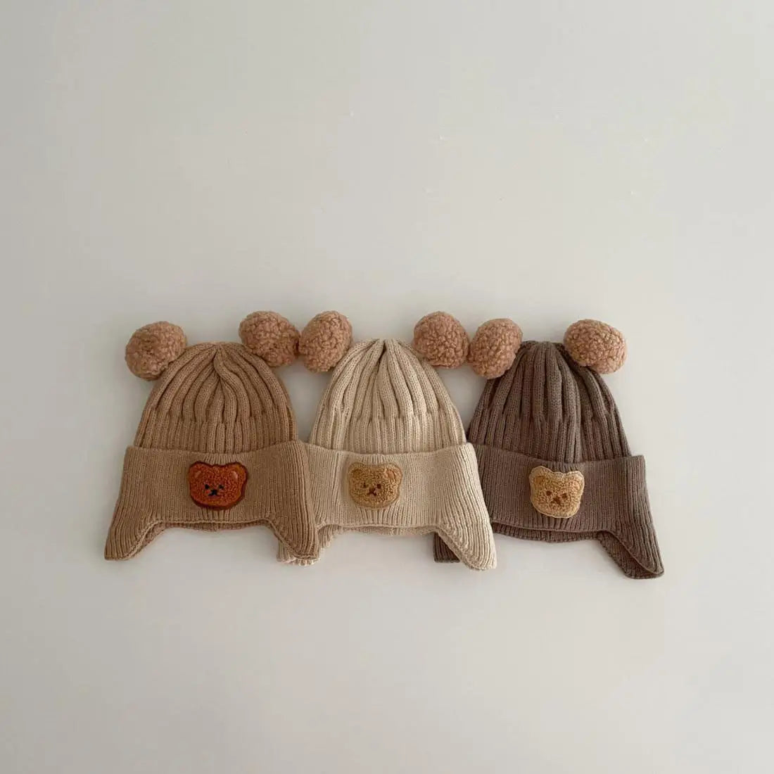 Knitted Baby Cap With Earflaps