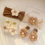 2Pcs/Set Baby Headband & booties