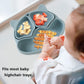 BPA Free Baby Sucker Silicone Dining Plate