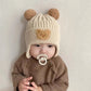 Knitted Baby Cap With Earflaps