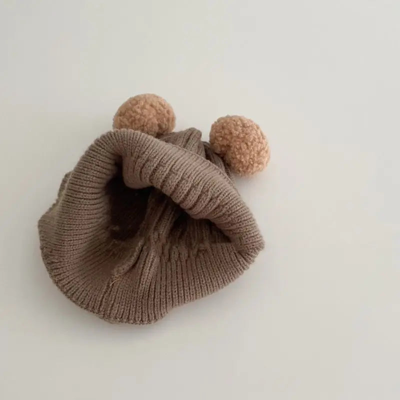 Knitted Baby Cap With Earflaps