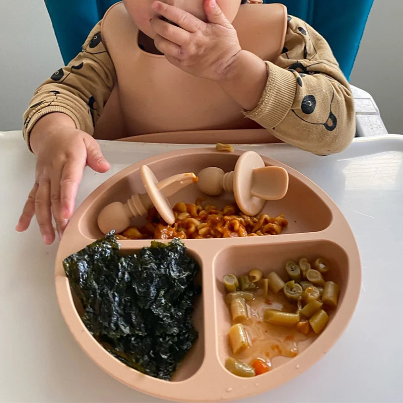 Baby Safe Silicone Dining Plate