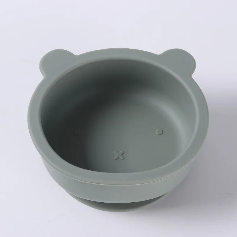 Silicone Food Bowl Food Grade Spoon ForBaby