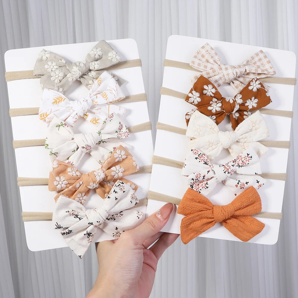 5pc Floral Baby Headband