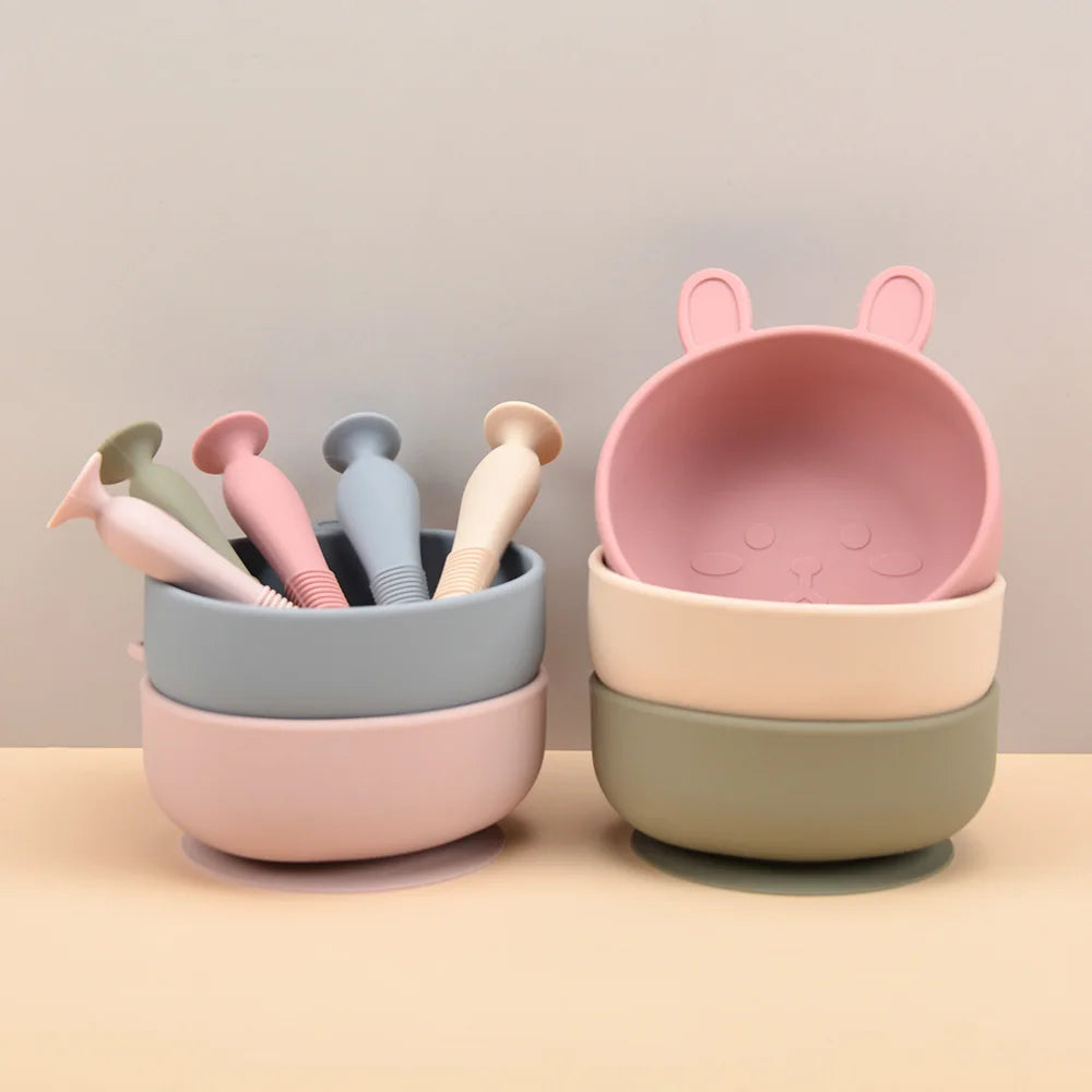 BPA Free Silicone Dishes for Baby