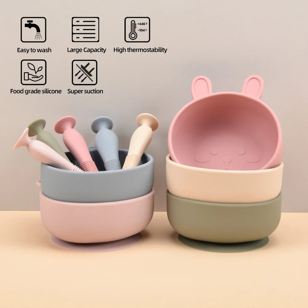 BPA Free Silicone Dishes for Baby