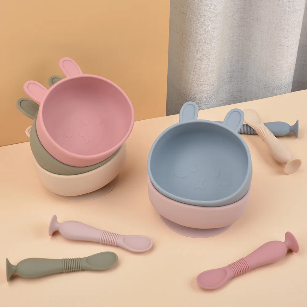 BPA Free Silicone Dishes for Baby