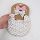 3Pcs/Set Baby Flower Bibs