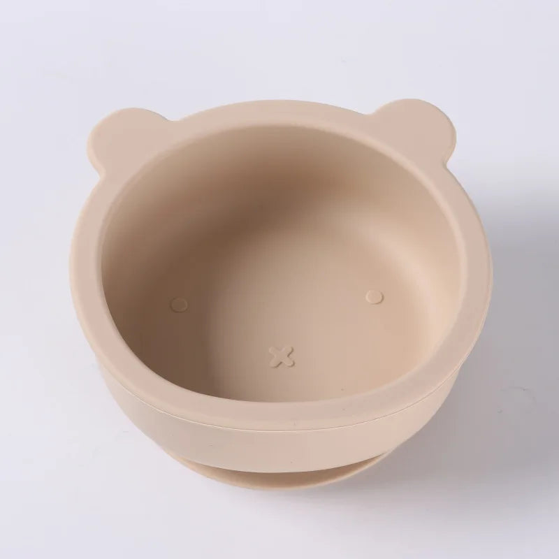 Silicone Food Bowl Food Grade Spoon ForBaby