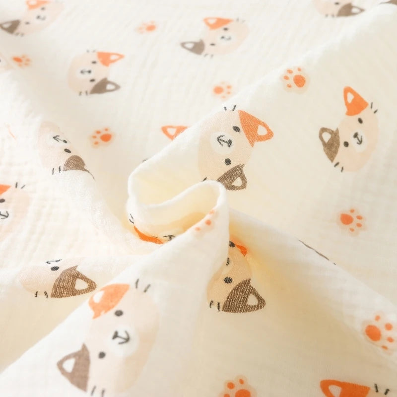 Cotton Swaddle Blanket Baby Blanket Floral