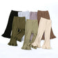 Children's Pants Girls Solid Elasticity