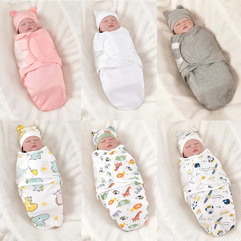 Newborn Sleeping Bag Cotton Baby Swaddle