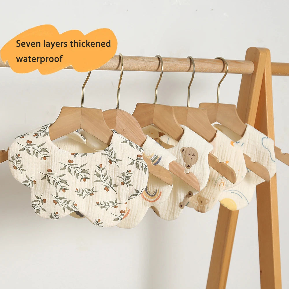 7 Layers Cotton Baby Bibs