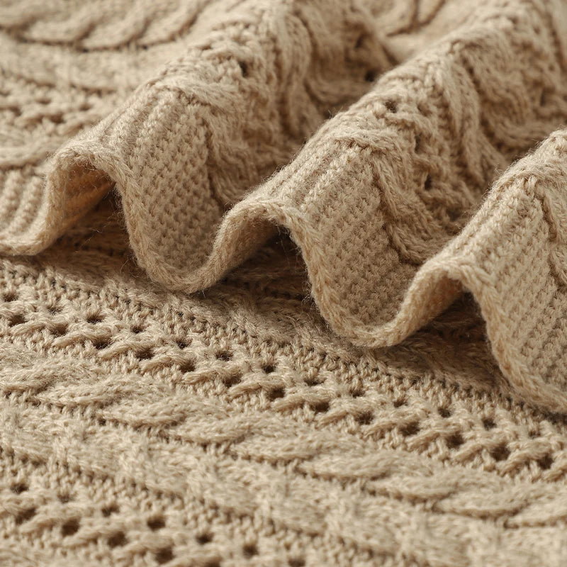 90*70cm Knitted Baby Blankets