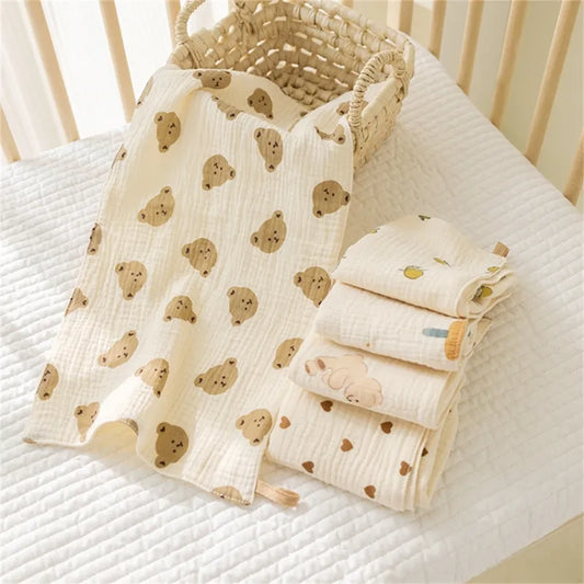 Cotton Muslin Baby Face Towel